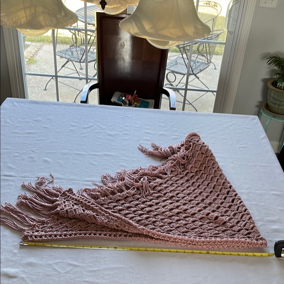 Pink Crochet Shawl - Picture 10 of 10